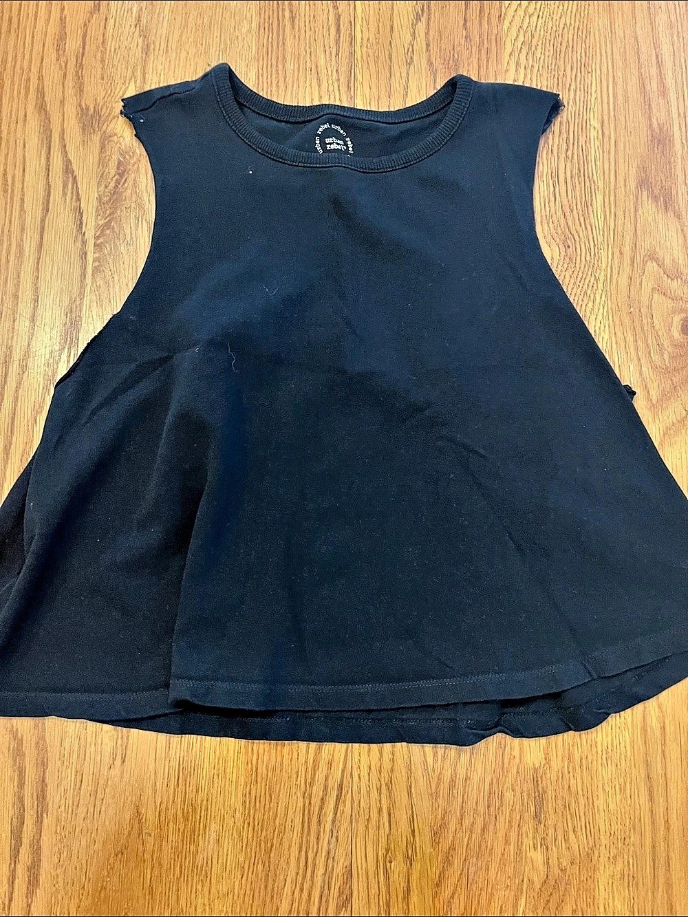 Urban Rebel Black Sleeveless Tank Top